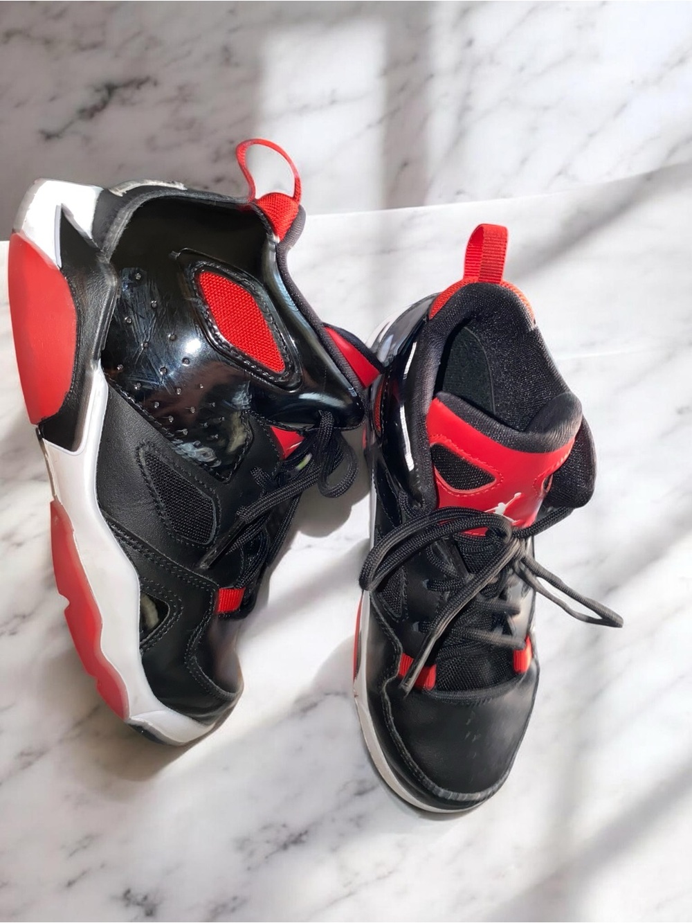 Nike Jordan Flight Club '91 PS "Bred" Black/Red Sneaker – Size 13C